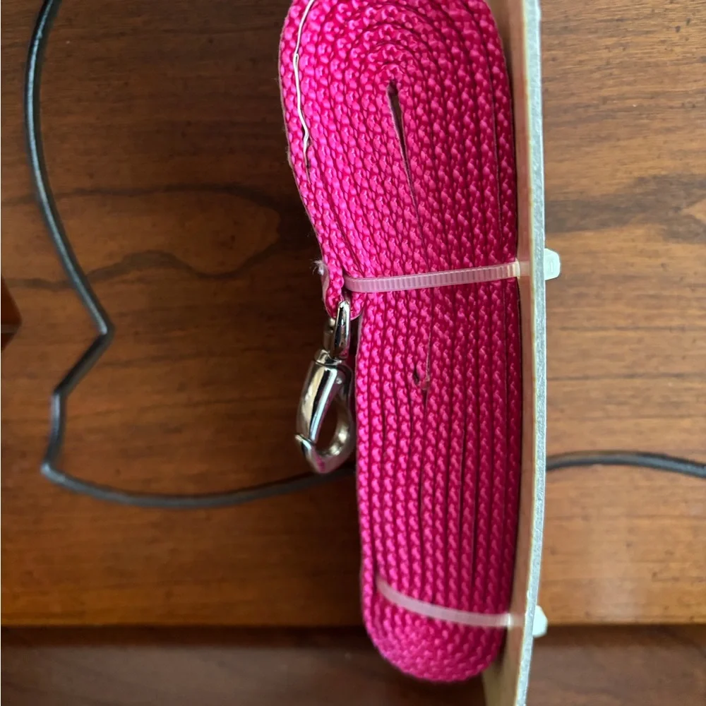 Simply Dog Pink Small Heart Collar and Leash Set